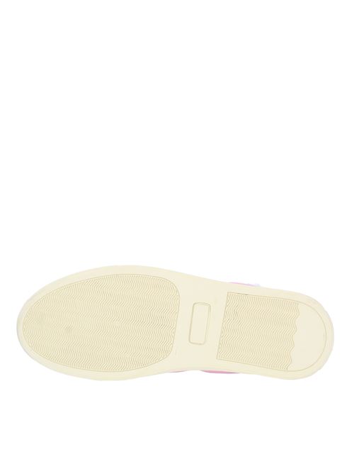 Sneakers in pelle,camoscio ed ecopelliccia PRO 01 JECT | P1LW GFROSA ARGENTO